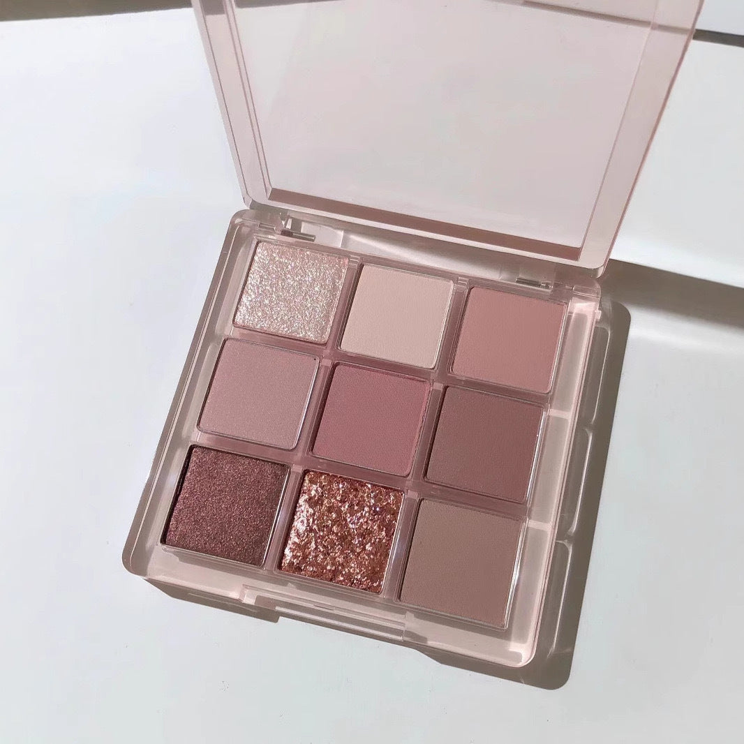 🔥Buy 1 Get 1 Free🔥Knitted Sweater 9 Shades Eyeshadow Palette, Earth Tone Matte Shimmer Glitter Orange Brown Chocolate Makeup