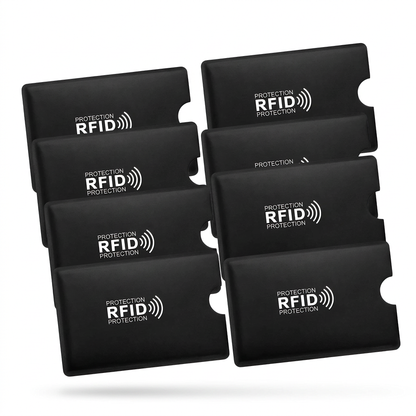 💳8 Pack RFID Blocking Anti Theft Card Sleeves RFID Blocking Card Sleeves