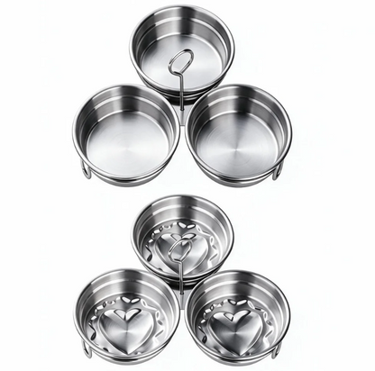 🎉  Over 14,000 Sold! 🍳 3-in-1 Stainless Steel Egg Poacher