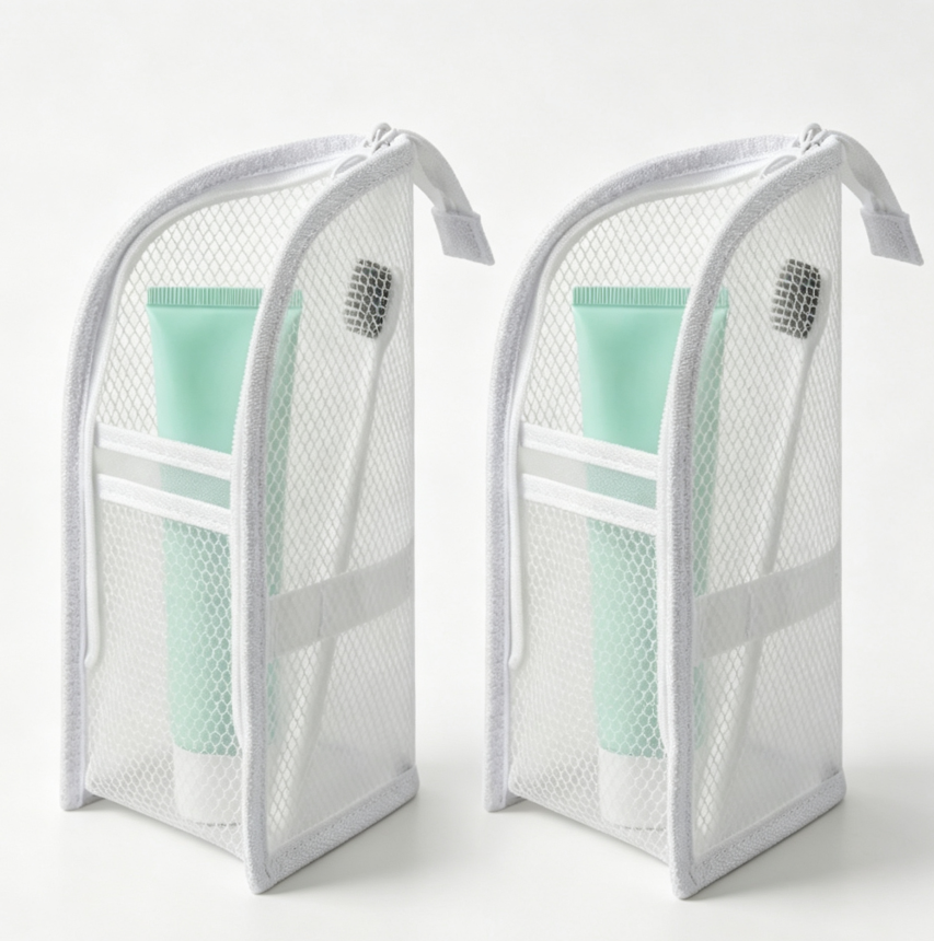 💞Buy1 Free1 🧳🧼 Portable Lightweight Travel Toiletry Bag Eva Waterproof Travel Toiletry Bag