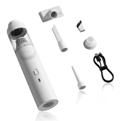 ✨4-in-1 Mini Car Portable Cordless Handheld Vacuum Cleaner