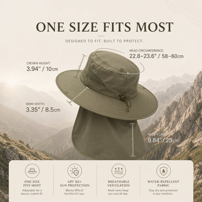✨50% OFF 🧢 360 ° All-round Sun Protection Adventure Hat