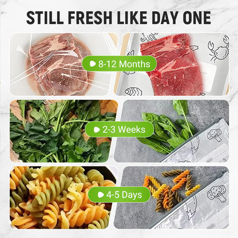 🥳2026 HOT SALE🥳💞50K+ SOLD!⏳🔥Global bestseller🍗Reusable Aluminum Foil Sealable Storage Bags🥦