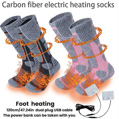 🥳 Enjoy 50% off now! 🥳 A massive hit for 2026—over 50,000 pairs sold! 🔥🧦 Rechargeable heated socks—featuring carbon-fiber rapid-heating technology, they’re the perfect choice for skiing, hiking, and staying warm all winter long! 🛡️✅