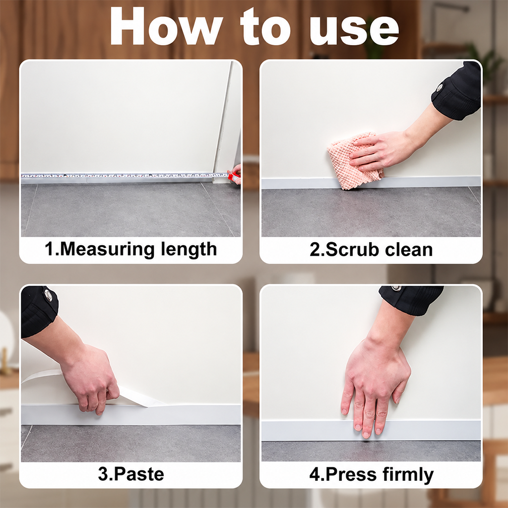 ✨16.4Ft Door Weather Stripping | Adhesive Draft Stopper Seal Strip for Doors, Windows & Shower Doors