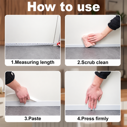 ✨16.4Ft Door Weather Stripping | Adhesive Draft Stopper Seal Strip for Doors, Windows & Shower Doors