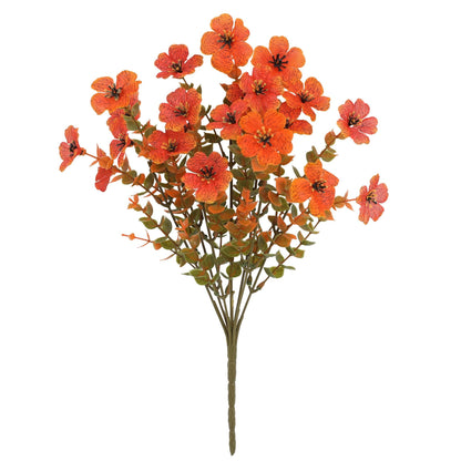 🍂🧡Artificial Autumn Violet Silk Flower Bouquet