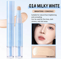 Milky white