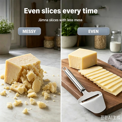 🔥 Half-price offer for the first 50 customers 🔥High-Quality Stainless Steel Cheese Slicer