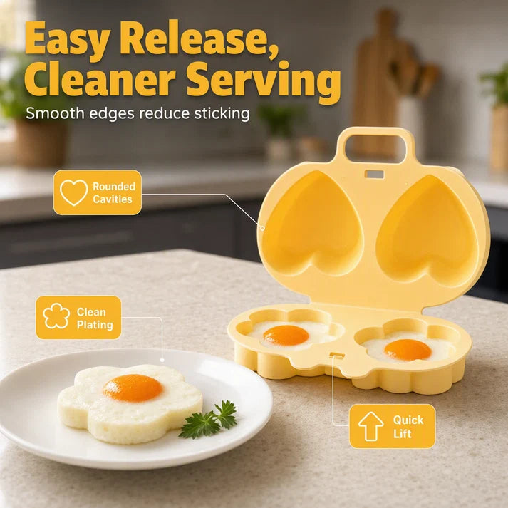 🥚First 50 customers enjoy buy 1 get 1 free! ⏱️ Microwave Egg Cooker – Perfect boiled eggs in just 2 minutes 🌿