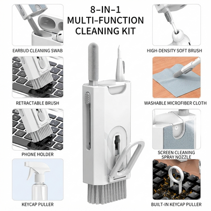 🔥Limited-time 50% off🔥Over 600,000 units sold in North America🔥💕7-in-1 Laptop Keyboard and Phone Cleaning Brush Set