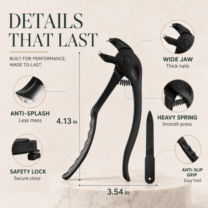 📢📢 Half-Price Offer!!! ⏰ Heavy Duty Curved Tip Toenail Clipper - Long Handle Ergonomic Design for Thick Nails & Seniors