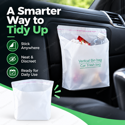 💞50K+ SOLD!🚗Self-Adhesive Car Cleaning Bags Car Trash Bag🧹✨