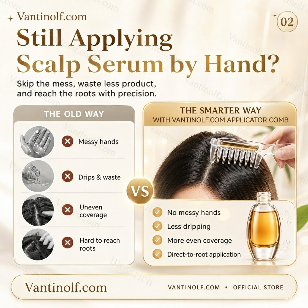 🎁💥Last day for half price! Buy 2 get 1 free for the first 50 customers!! ⏰💕🌟Scalp serum application comb