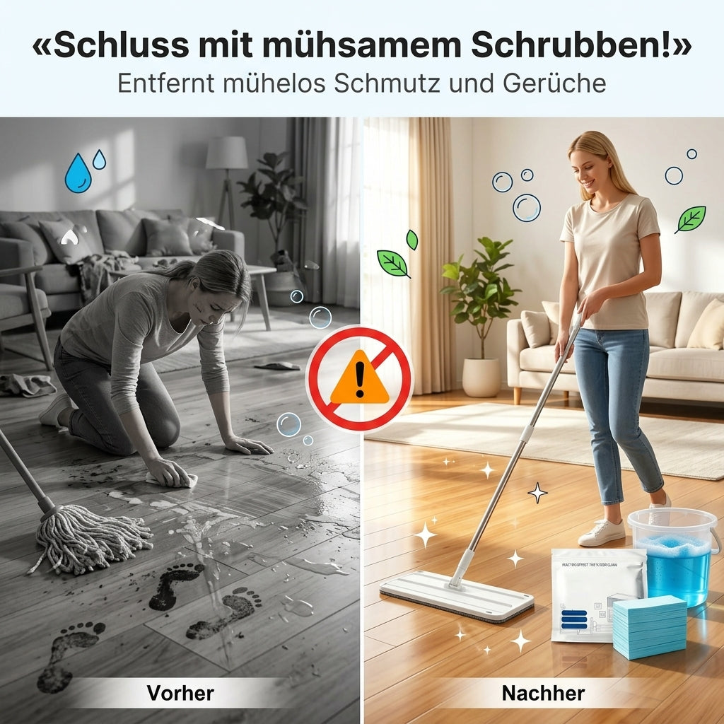 ✨ Multifunktionale Bodenreinigungstücher 🧹 120 Stück. Ihr praktischer Alltagshelfer.
