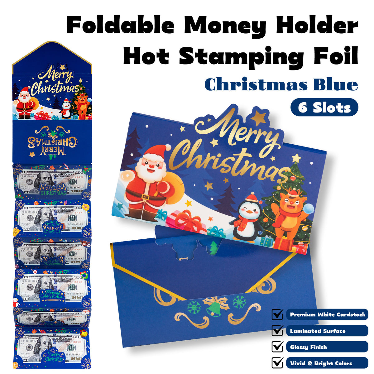 🎁🔥 Christmas Special: Half-price offer for the first 50 customers ✉️ Christmas Cash Gift Envelopes (6 pcs) 🎅🎄