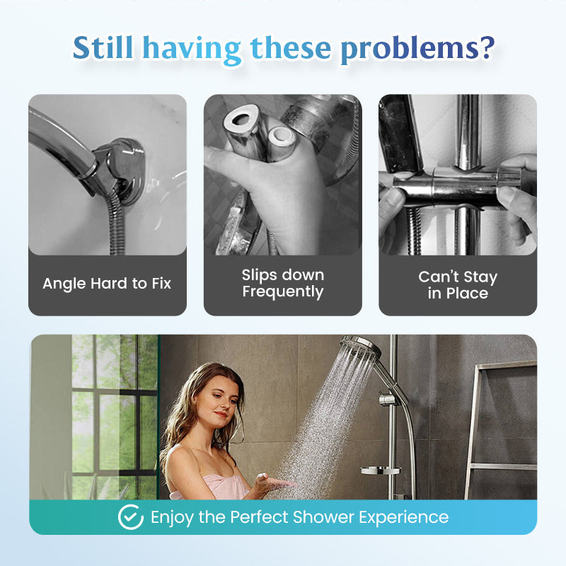 🔥Buy‑One‑Get‑One‑Free – Hand Shower Holder Without Drilling