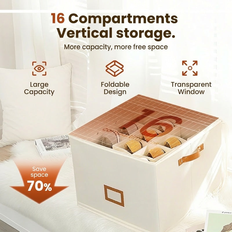 👟 Fabric Shoe Organizer Storage Box Foldable Shoe storage box