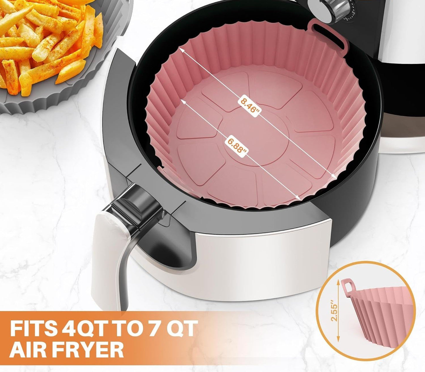 🔥2026 HOT SALE🔥6-Piece Silicone Baking Tray Set For Air Fryers
