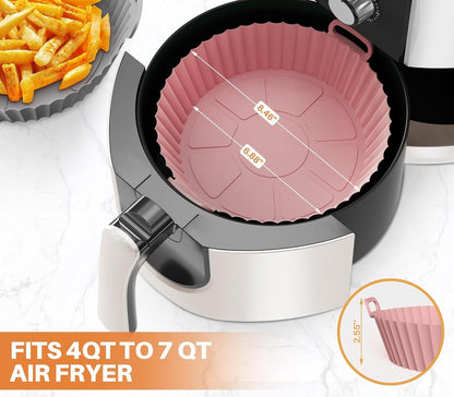 🔥2026 HOT SALE🔥6-Piece Silicone Baking Tray Set For Air Fryers