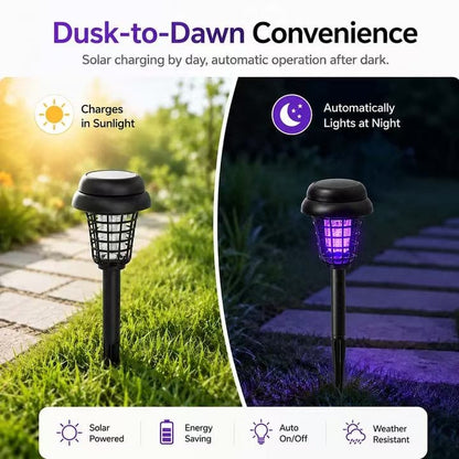 50%off🏠Summer Essentials🦟Solar-Powered UV Mosquito Killer Lamp