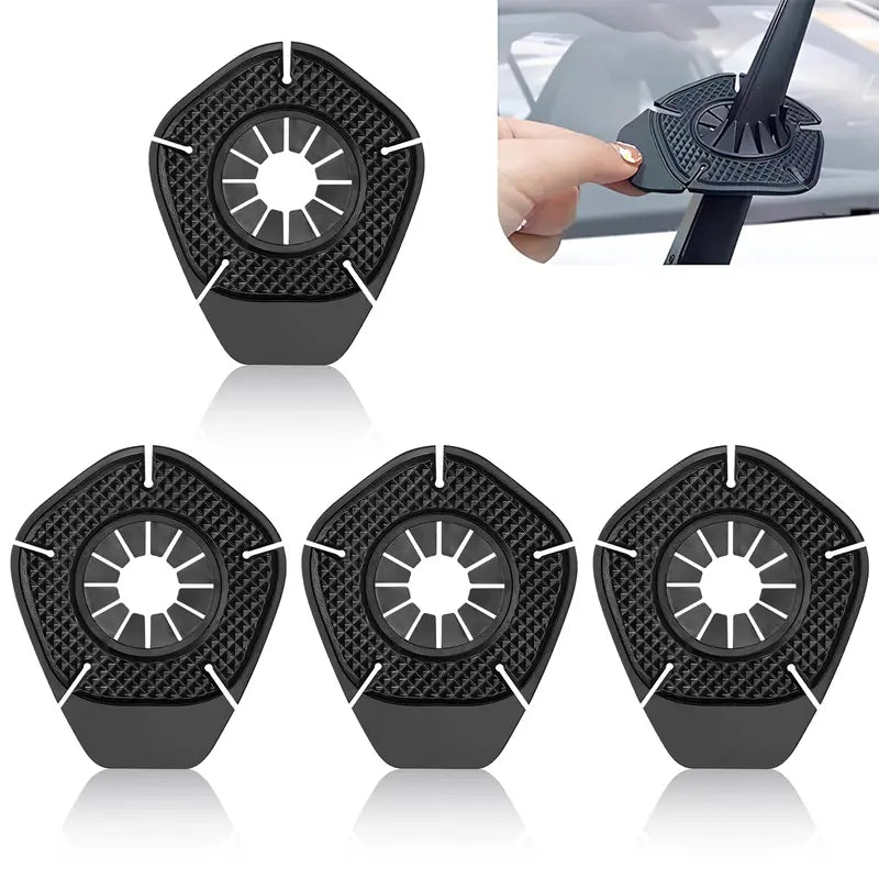 4-Pack Silicone Windshield Wiper Arm Protective Covers – Car Accessories 🚗