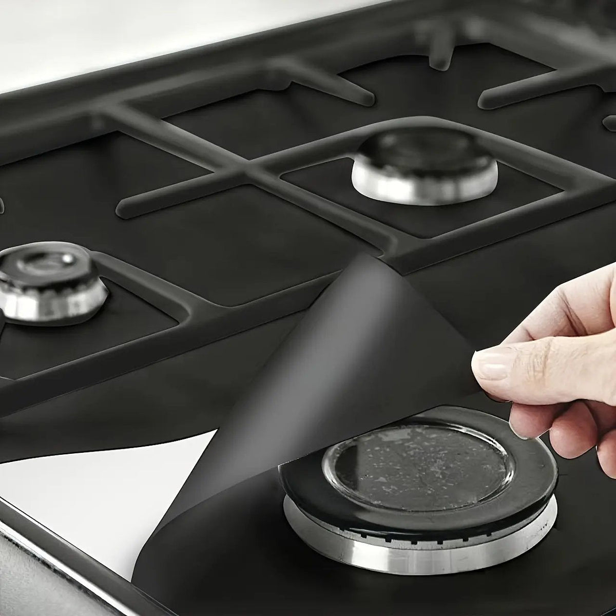 🔥Buy 2 Get 1 Free✨4-Piece Reusable Non-Stick Gas Stove Burner Covers – Heat-Resistant & Washable