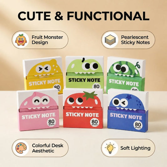 Today Special Offer | 50% OFF🔥Pull-out pearlescent sticky notes, 12 packs per set