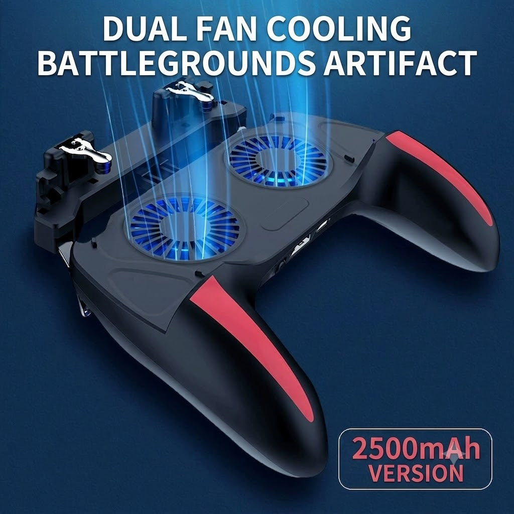 🔥Today’s Special🔥2 In 1 Phone Cooler with 4 Finger & 6 Finger Gaming Trigger Auxiliary Tool