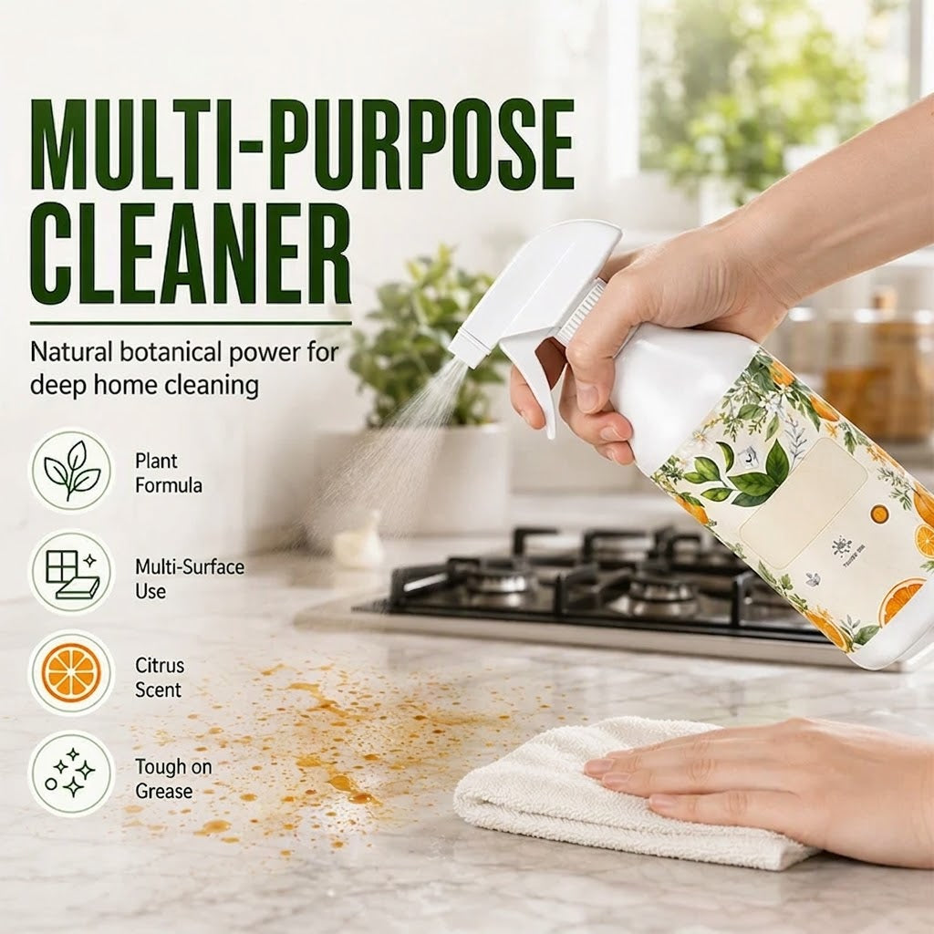 🎁LIMITED SALE BUY 2 GET 1 FREE!!✨🧴🧽 Heavy Duty Kitchen Degreaser Spray – Powerful Grease Remover For Home Cleaning