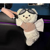 Bear in pink clothes