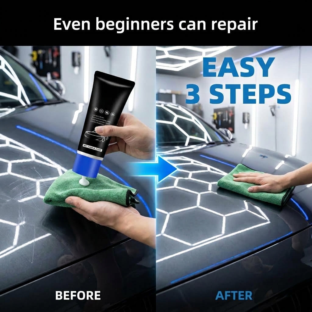 🔥Last Day Sale 50%🔥Car Scratch Repair Paste Quick Drying & Invisible Finish 🔧
