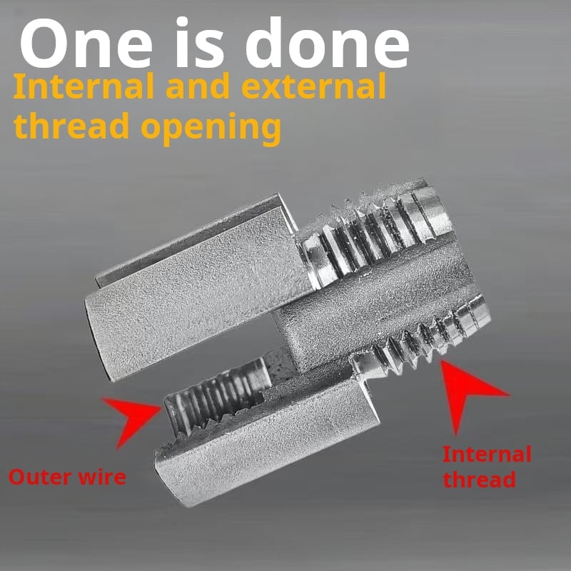 🪛1/2'' and 3/4'' Water pipe internal and external integrated threader