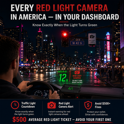🚗Head-Up Display (HUD) Car GPS Digital Speedometer