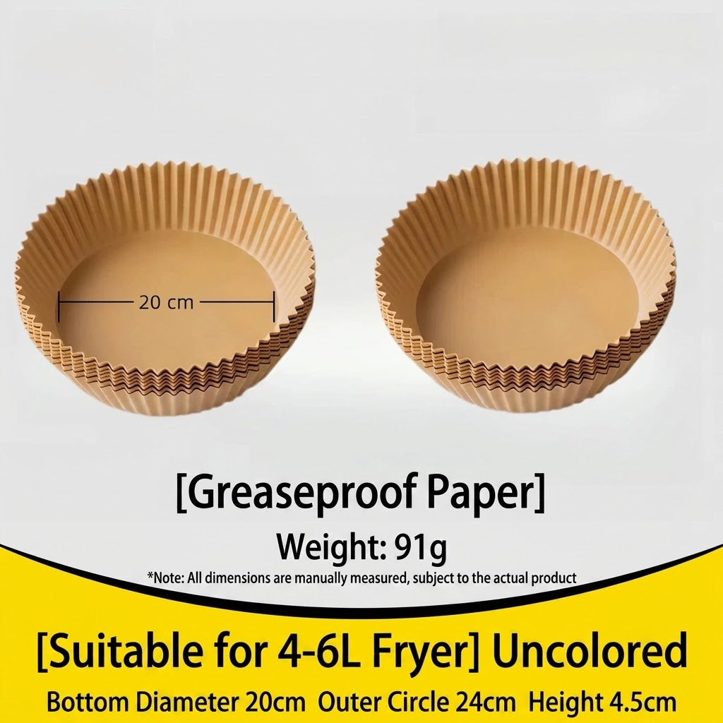 🔥Huge Special Offer: Buy One Get One Free 🍗 Air Fryer Paper Liners – No Mess, No Grease, Easy Cleanup! ✨