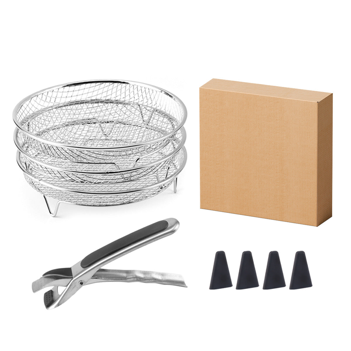 🔥 Half-price offer for the first 50 customers 🔥 Stackable stainless steel air fryer rack
