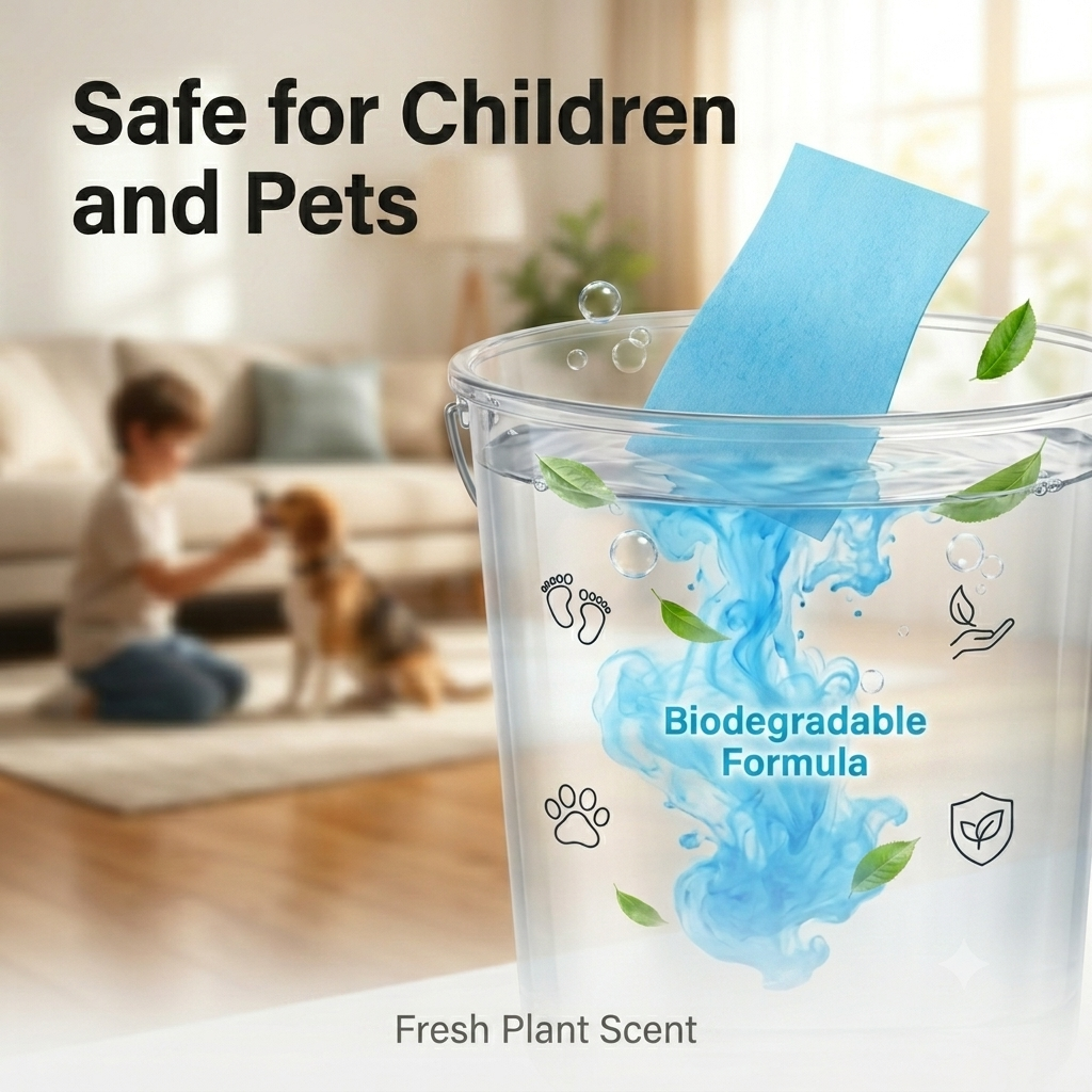 ✨ Multifunctional floor cleaning sheets 🧹 120 pieces. Your practical everyday helper.