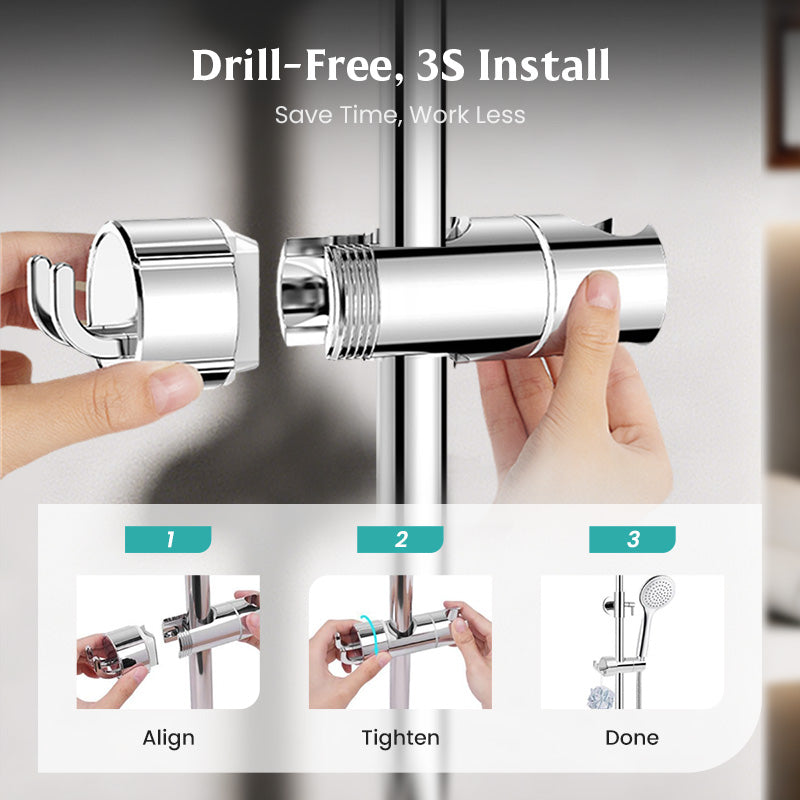 🔥Buy‑One‑Get‑One‑Free – Hand Shower Holder Without Drilling