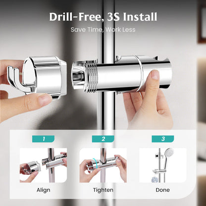 🔥Buy‑One‑Get‑One‑Free – Hand Shower Holder Without Drilling