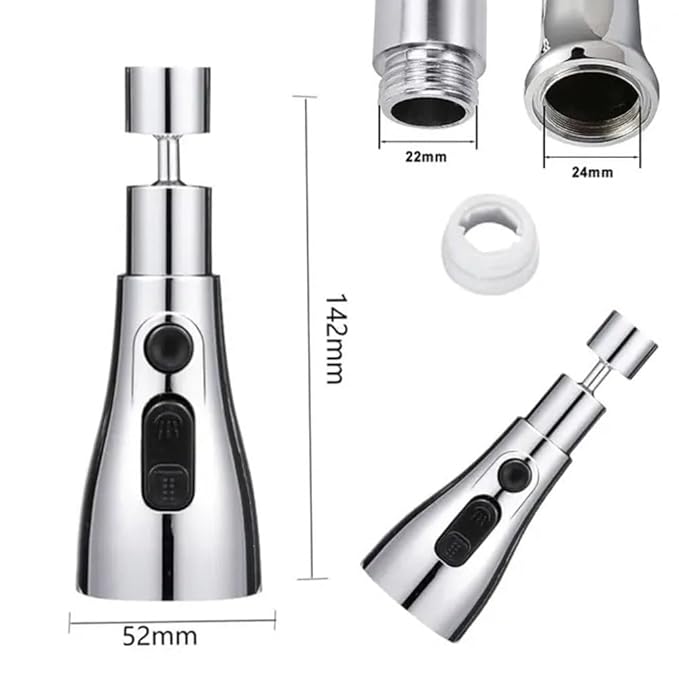 🔥360° Rotating Tap Extender with 3 Water Flow Modes for Effortless Cleaning