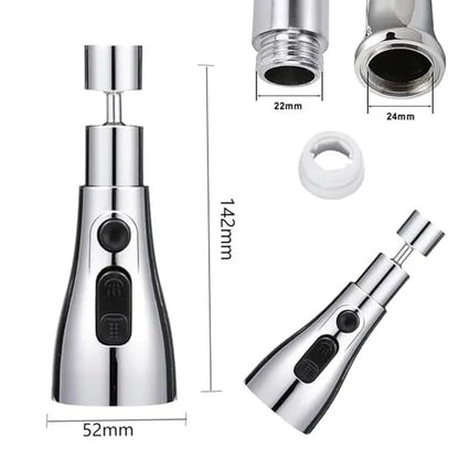 🔥360° Rotating Tap Extender with 3 Water Flow Modes for Effortless Cleaning
