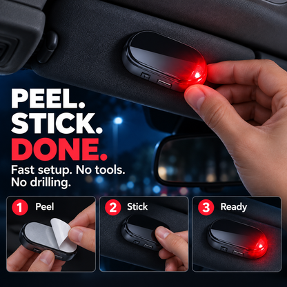 Buy 1 Get 1 Free🚨 Solar-Powered Anti-Theft Car Alarm & Warning LED Light