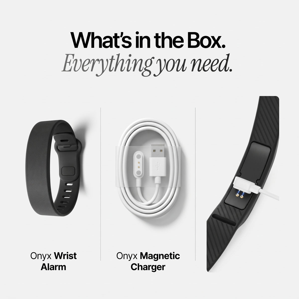 ⏰ Onyx Silent Vibration Alarm Clock Smart Fitness Tracker