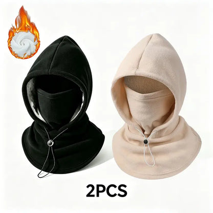 🔥Buy 1 Get 1 Free🔥2-in-1 Flannel Mask & Hat | Windproof Thermal Neck Visor Hat for Cycling 🚴