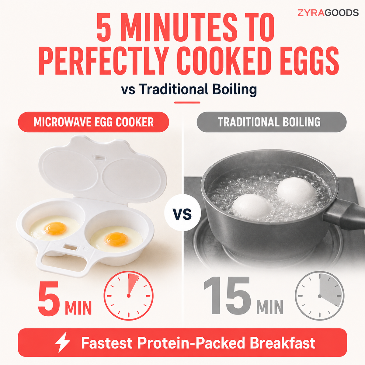 ⏱️First 30 customers enjoy buy 1 get 1 free!🥚Microwave Egg Poacher with Lid & Handle