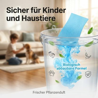 ✨ Multifunktionale Bodenreinigungstücher 🧹 120 Stück. Ihr praktischer Alltagshelfer.