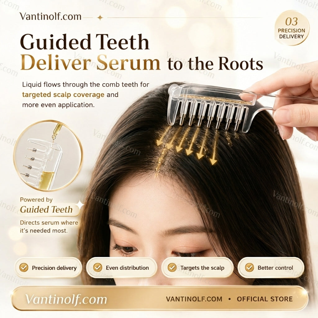 🎁💥Last day for half price! Buy 2 get 1 free for the first 50 customers!! ⏰💕🌟Scalp serum application comb