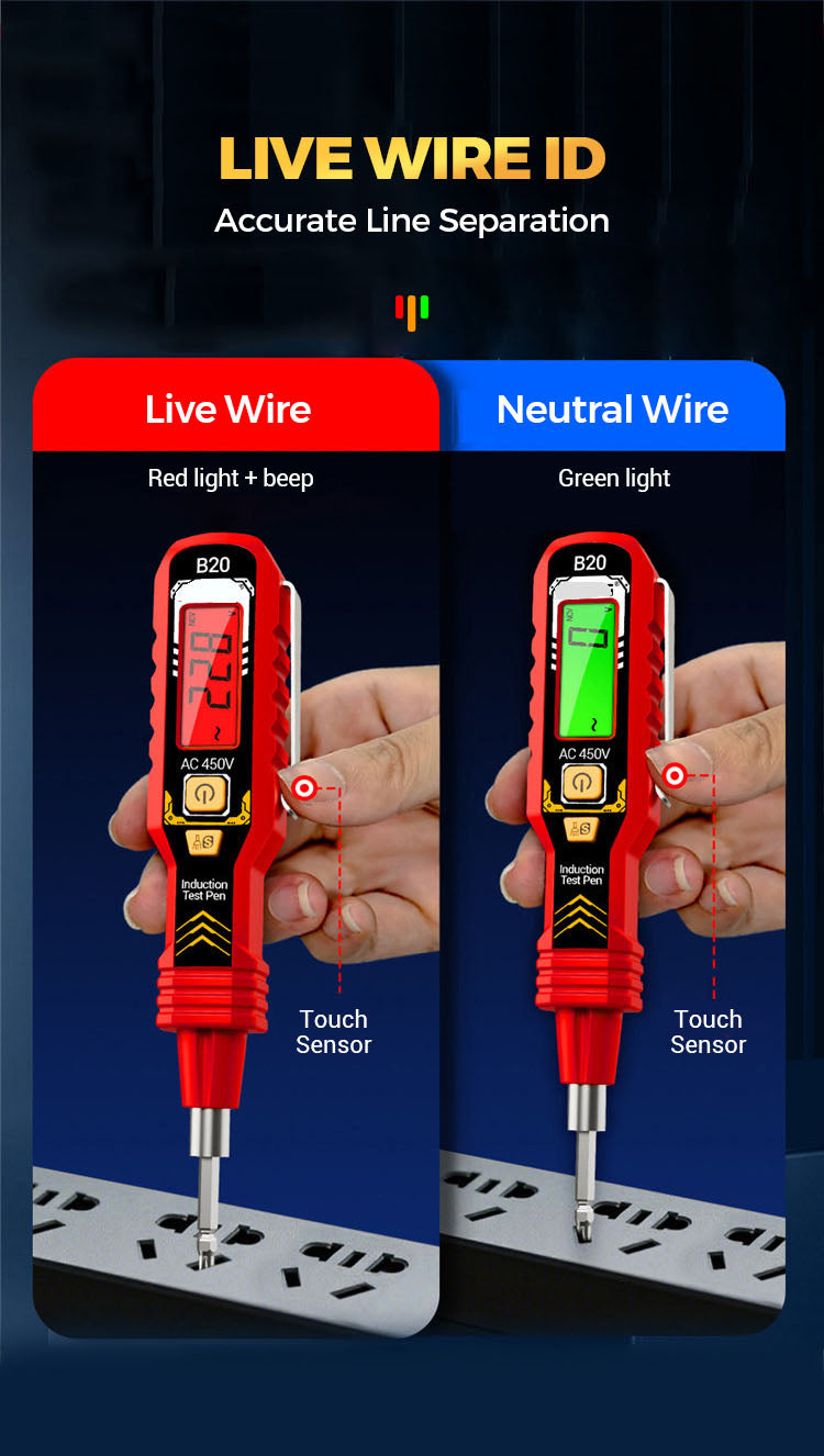 🔥2026 Hot sale🔥Non-Contact Voltage Tester with LCD Display