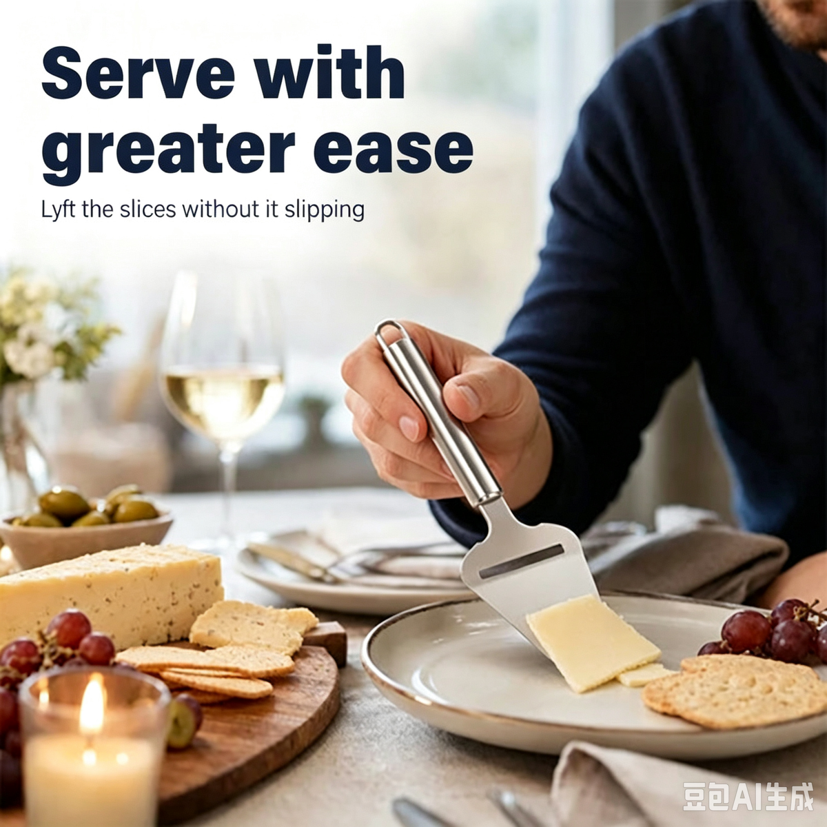 🔥 Half-price offer for the first 50 customers 🔥High-Quality Stainless Steel Cheese Slicer