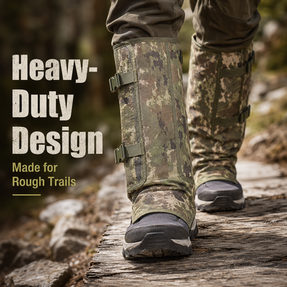 🔥Universal Adjustable Outdoor Snake Protection Leg Gloves🔥 Durable and abrasion-resistant fabric, suitable for hunting and hiking protective gear